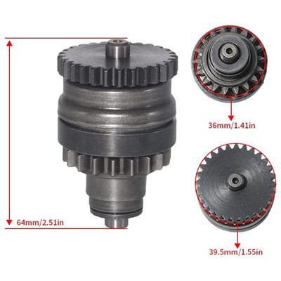 55140026300 Бендикс стартера для KTM 250cc 300cc EXC XC-W XC Детали двигателя стартера Замена OEM:55140026400