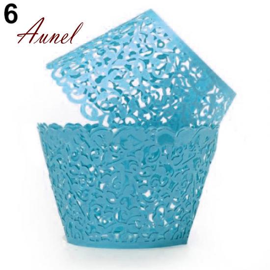 Фантастические 12X Свадьба, День рождения, детский душ, филигранная лоза, декор, обертки, чехлы для кексов