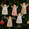 Cute Plush Angel Pendant Handmade Craft Christmas Tree Ornament  Xmas Gift