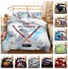 3D Sports Bedding Set King Queen Bed Duvet Cover Pillowcases 2/3pcs Boys Men Athletes Cover Gifts Home Textiles