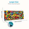 M&M's Custom Name Large Size Mouse Pad Large Gaming Table Cushion Non-slip Laptop Tablet Big Mousepad XXL Mat Mini PC Playmat With Lock edge