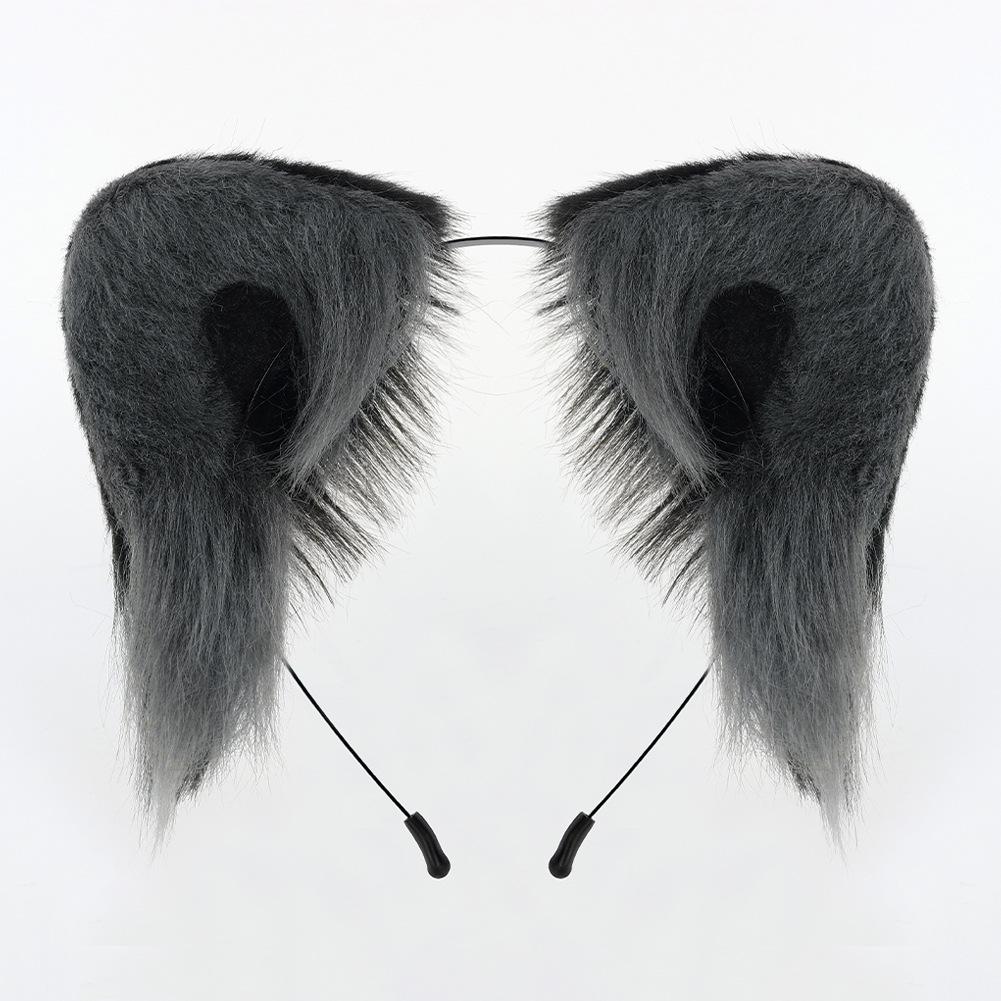 Animal Ear Plush Cat Ear Headband, Soft And Cute Ears Lolita Animal Ear Headband Kc Comic Exhibition Props