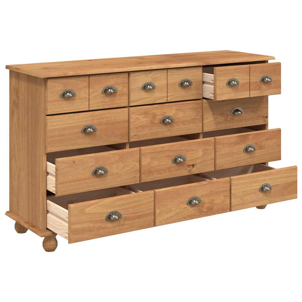 ASKIM Brown Drawer Chest of Drawers 79 x 40 x 133.5 cm