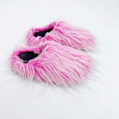 Трансграничные плюшевые кисточки, универсальный цвет, тапочки на платформе для работы, мужские и женские, осенне-зимние, перчатки Y2K Millennium