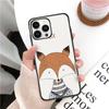 Голова животного с цветами ёж лиса чехол для телефона для iphone 14pro 11pro 12 13promax 5 6s xs 7 8plus SE xr 12mini Coque Cases