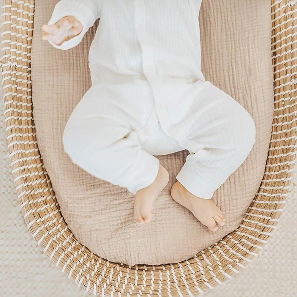 2Pcs/Set Breathable Newborn Changing Pad Cover Printed Crib Fitted Sheets Cradles Mattress Cover