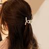 Alloy Rhinestone Small Hair Claw for Women Girls Ponytail Headwear Summer Elegant Shining Hair Grab Clip Hairpins Side Barrettes