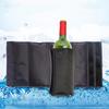Wine Cooler Ice Bag Portable Quick Frozening Gel Foldable Fastener Tape Universal Outdoor Picnic Beer Bottle Chiller Drink Beverage Champagne Cooling