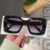 Модный стиль Женские солнцезащитные очки Квадратная форма Стильные мужские солнцезащитные очки Европейско-американские стильные очки для женщин