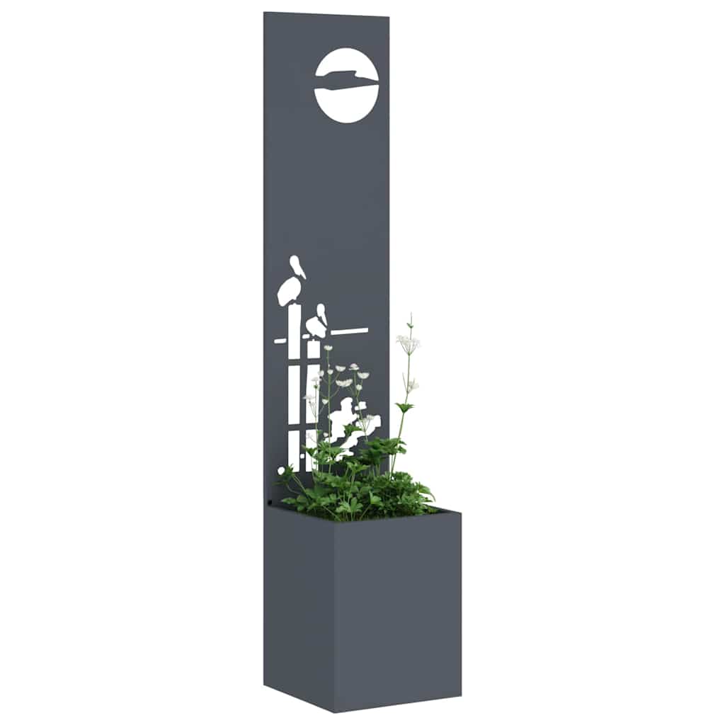 Garden Privacy Screen Canvas Anthracite 32 x 150 cm