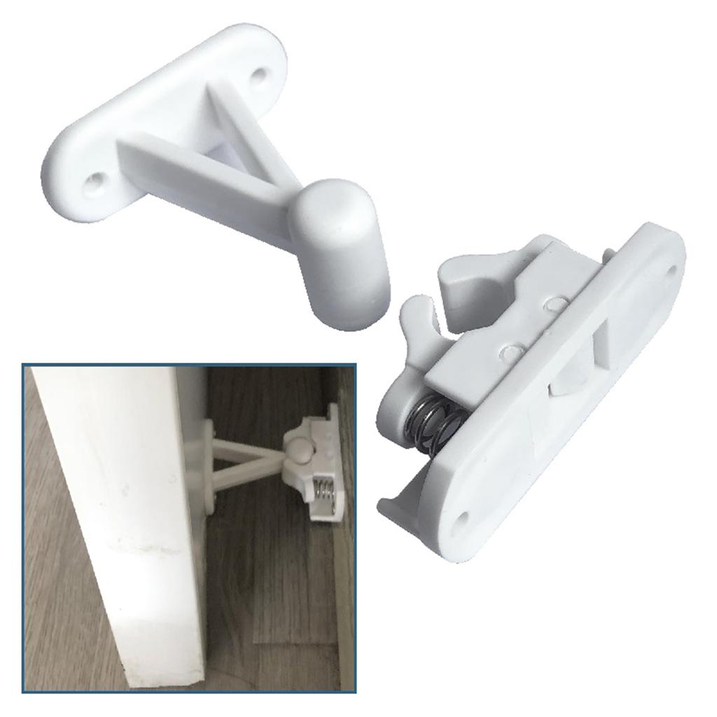 T Type Door Catch Holder Compartment Clips Trailer Stop Entry for Motorhomes Boats Caravans Cruisers Corrosion Resistant