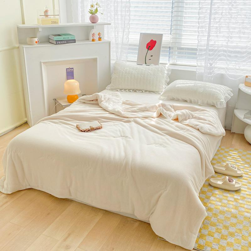 Новое клетчатое летнее одеяло с возможностью проветривания, удобное тонкое моющееся одеяло