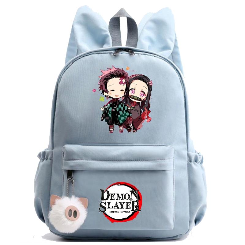 Рюкзак «Убийца демонов» в стиле аниме, рюкзак для девочек и мальчиков, школьный рюкзак для школы, сумка для книг для мужчин и женщин, дорожная сумка для отдыха Mochila