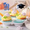 12 шт. Выпускной торт Топперы 2024 Выпускная тематическая вечеринка Кекс Десерты Фруктовые пироги Печенье Украшения Новинка Товары для сбора студентов