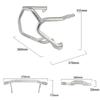 Motorcycle Stainless Steel Upper Highway Engine Guard Crash Bar Lower Bumper Frame Protection For BMW R1200GS 2013-2019 GS1200 R