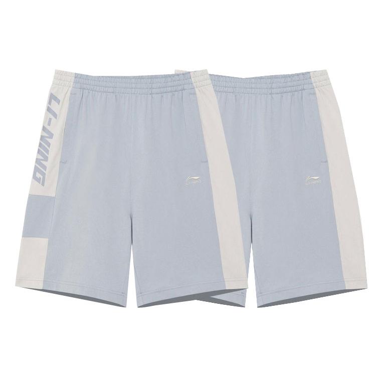 Li Ning Спортивная Модная Коллекция Повседневные Шорты Мужские Серые AKSS305-3