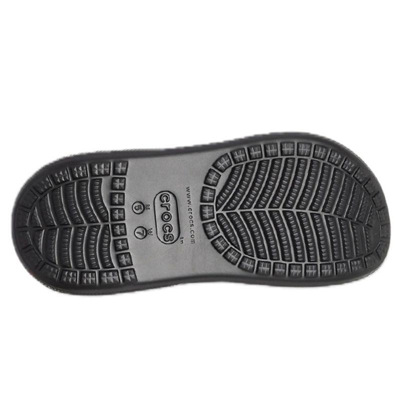 Crocs EVA Puffs Noble Detachable Hole Shoes Unisex Black