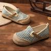 Chenille Cloth Shoes Comfortable and Breathable Shoes Women Fashion Retro Ethnic Lazy Shoes Women
