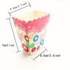 12PCS Donut Popcorn Box Sweet Theme Candy Cookie Box for Kids Birthday Party Supplies