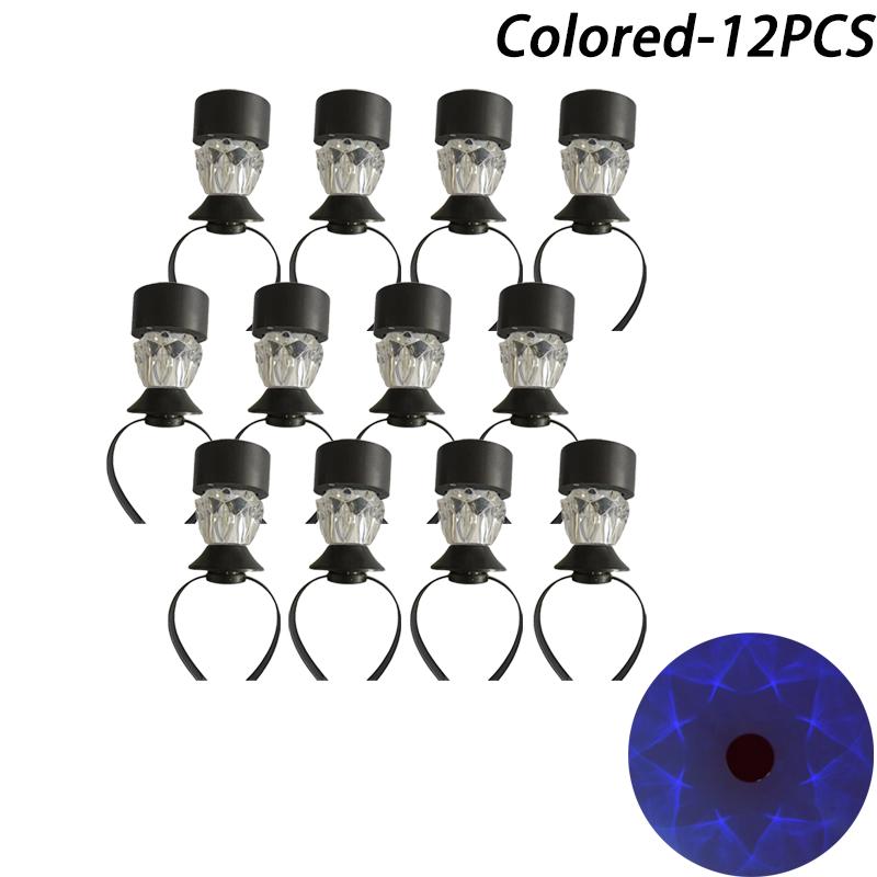 20 упаковок светильника солнечный бассейн светильник рамка на земле для бассейна открытый бассейн ограждение декоративные аксессуары водонепроницаемый светодиод