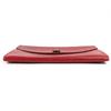 HERMES H logo vintage Pochette Rio Pochette Rio Clutch bag bag pouch Leather Red