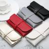 1 Pcs Women's Leather Eyeglasses Case Soft Portable Sunglasses Storage Bag Fashionable Glasses Case Accessory