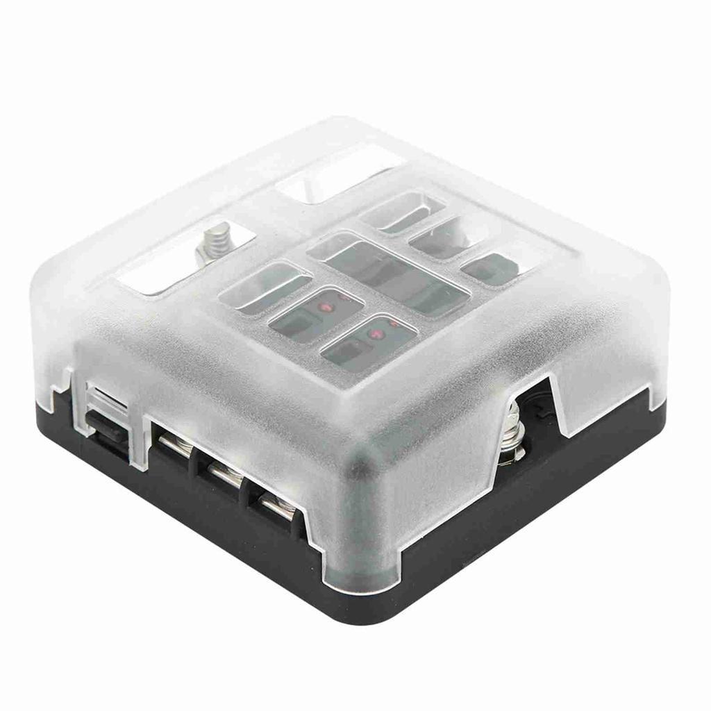 Блок предохранителей на 6 гнёзд для автомобиля, лодки, распределения питания, держатель ножевых предохранителей, панель 12В?32V