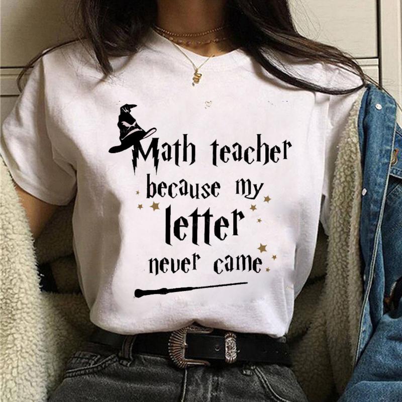 New Women Tshirt Comics Design Feather Print Oversized T Shirt Harajuku Kawaii Clothes Female Short Sleeve Unisex Top Tees