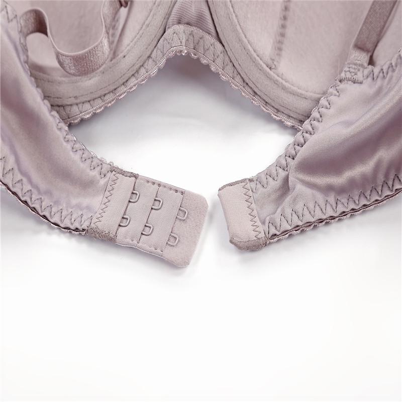 Новый европейский женский сексуальный комплект нижнего белья, ультратонкий комплект с бюстгальтером, комплект с половиной чашки, гладкий удобный бюстгальтер и трусики, сексуальный комплект с бюстгальтером для девочек, бюстгальтер с большой чашкой