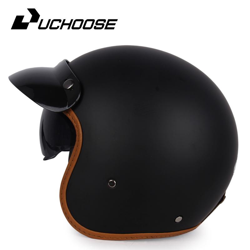 DOT сертифицированный ретро мотоциклетный шлем Cafe Racer Open Face Casco Moto Мотоциклетные аксессуары Мужские мотошлемы