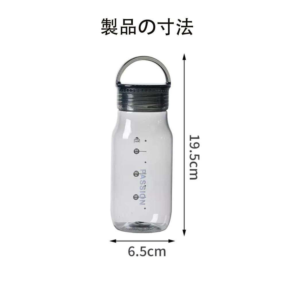 Прозрачная черная 400 мл портативная бутылка для воды для и и прозрачная вакуумная герметичная спортивная, офисная, для походов, для бега. Термостойкий Легкий.