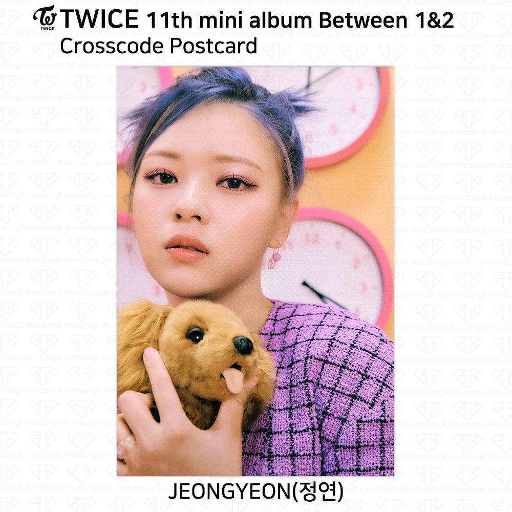 Twice 11-й мини-альбом между 1 и 2 Чонён Фотокарточка Открытка Polaroid POB