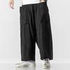 Осень-зима Новые вельветовые повседневные брюки мужские однотонные свободные широкие брюки прямые шаровары уличные спортивные брюки большого размера