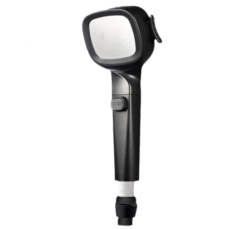 4-режимная ручная насадка для душа под давлением с переключателем паузы, встроенная мощная смывка