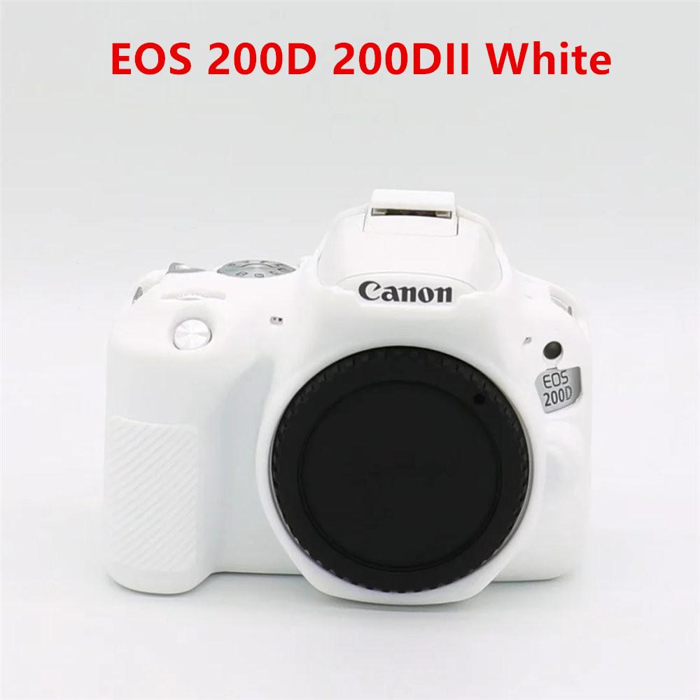 Мягкий силиконовый защитный чехол для корпуса камеры Canon EOS 5D2 5D3 5D4 6D 6D2 7D 7D2 750D 850D 80D 90D 800D 4000D 650D 700D 200D 250D