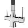 Kitchen Sink Faucet with Glamour Filter, Chrome/Black