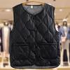 New Down Cotton Vest Women's Vest Fashionable Warm Top Jacket Thickened Jacket Classic Checkered Vest