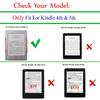 Anti Scratch Folio Cover Funda for Kindle 5/4th Gen (Model:D01100) 2011 e-Reader