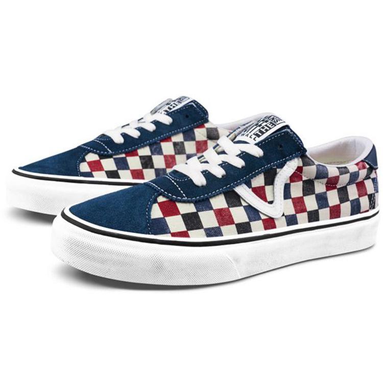 Vans Спортивный Синий Красный Клетка Унисекс 'Синий Красный' VN0A4BU6WO2