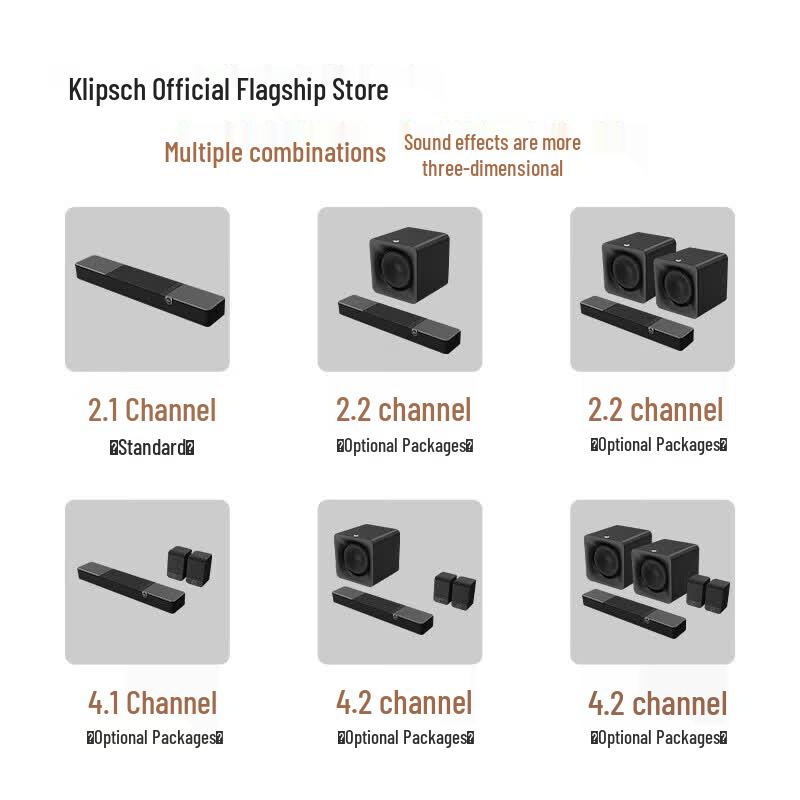 Klipsch Flexus CORE 100 4.2-Channel Dolby Atmos Soundbar (CN version)
