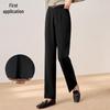 Chushen Women's Wide-Leg Straight Trousers