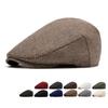 Мужская классическая британская кепка газетчика, берет из искусственной шерсти, ретро-кепка