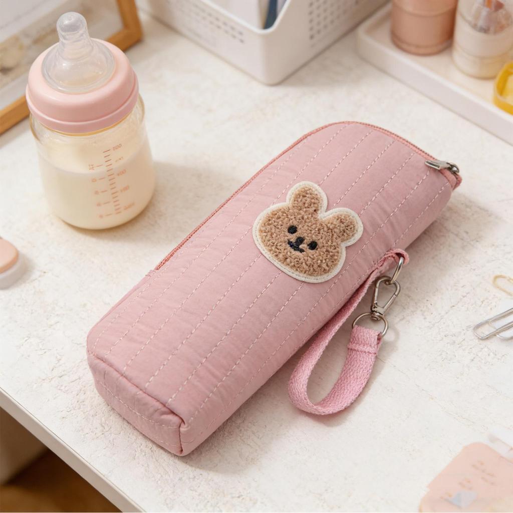Insulated Bottle Bag Portable Breastmilk Warmer Cooler Bag Nursing Bottle Storage Pouch for Home Travel Vacation Outgoing