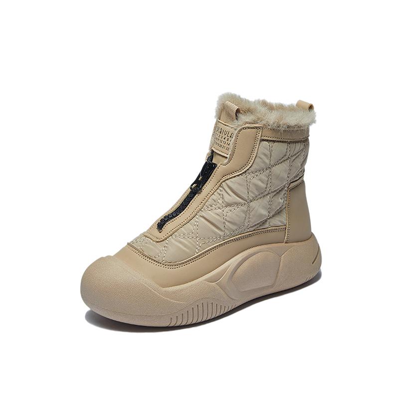 Модные новые повседневные удобные женские ботинки зимние теплые плюшевые 2024 горячая распродажа износостойкие нескользящие женские зимние ботинки Botines Mujer