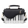 Cute Piano Pattern Pu Leather Casual Ladies Shoulder Bag Women's Flap Crossbody Bag