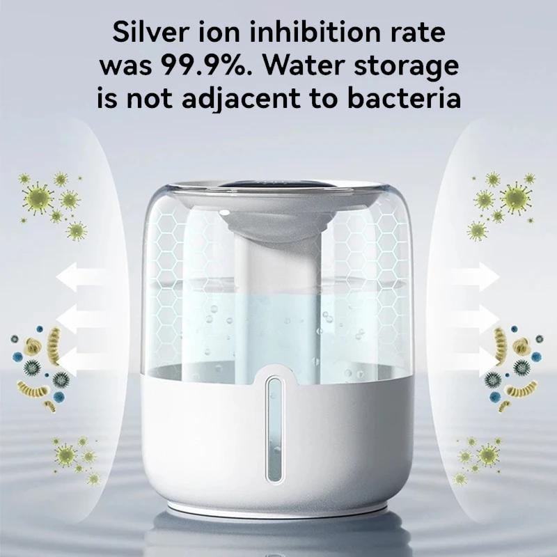 6.8L Увлажнитель большой емкости USB двойной распылитель тихий увлажнитель для дома общежития офиса спальни рабочего стола с ночником
