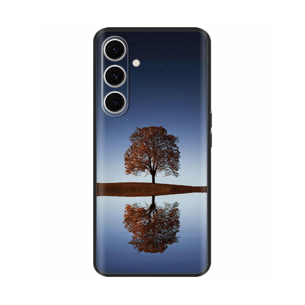Для Samsung Galaxy S24 FE Чехол Мягкий Черный Силикон ТПУ Чехол для Galaxy S24 Plus S24+ S24FE 5G Чехол для Телефона Capa S 24 FE Корпус