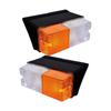 Tractor Taillights Front and Rear Combination Light Compatible with Sonalika Indofarm and Universal Pack of 4