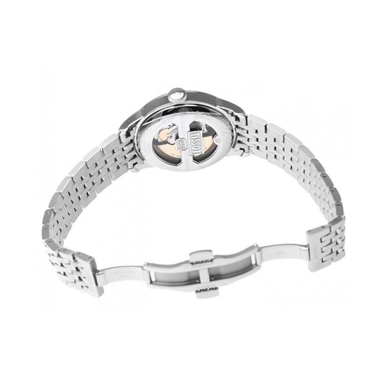 Tissot Коллекция Le Locle Механический механизм Водонепроницаемость 30 м Мужские часы Часы 39,3 мм Серебристый циферблат T006.408.22.037.00