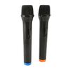 2pcs Wireless Microphone USB Dynamic Cordless Microphone Portable Handheld Microphone for Karaoke Singing Presentation